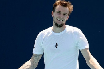 Фотография к новости: Лучший теннисист Казахстана проиграл 134-й ракетке мира