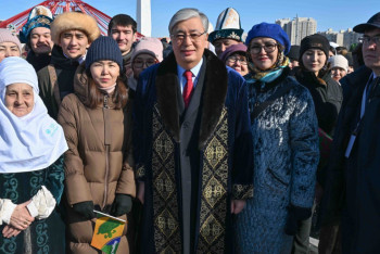 Фотография к новости: В основе Наурыза  —  ценности мира: Токаев обратился казахстанцам