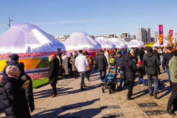 Инновационная юрта появилась в Астане в честь Наурыза