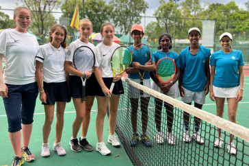 Фотография к новости: Казахстанские теннисистки пробились в полуфинал чемпионата мира до 14 лет