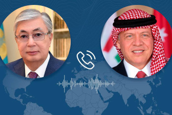 Фотография к новости: Токаев поговорил по телефону с королём Иордании