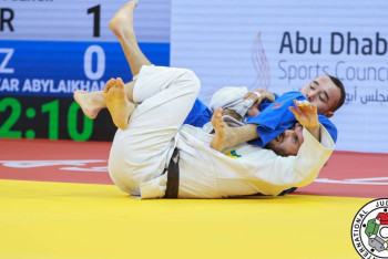 Фотография к новости: Абылайхан Жубаназар вышел в финал турнира по дзюдо в Грузии