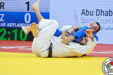 Фотография к новости: Абылайхан Жубаназар вышел в финал турнира по дзюдо в Грузии