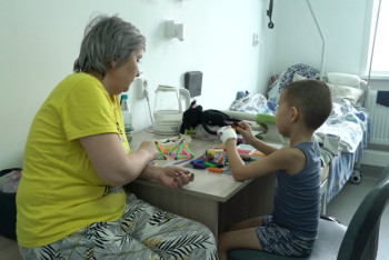 Фотография к новости: Почему болеющие дети в Костанае "переехали" в ковидный госпиталь