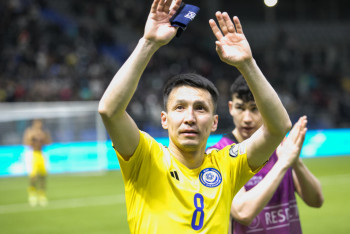 Фотография к новости: Лучший гол раунда: УЕФА номинировал капитана сборной Казахстана