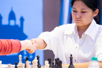 Фотография к новости: Бибисара Асаубаева одержала победу в Индии