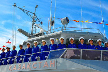 Фотография к новости: Военно-морские силы Казахстана отмечают 30-летие