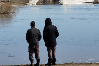 Фотография к новости: Обитаемый остров: паводки отрезали от цивилизации село в Акмолинской области