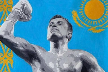 Фотография к новости: Художник из США в честь дня рождения GGG нарисовал его портрет