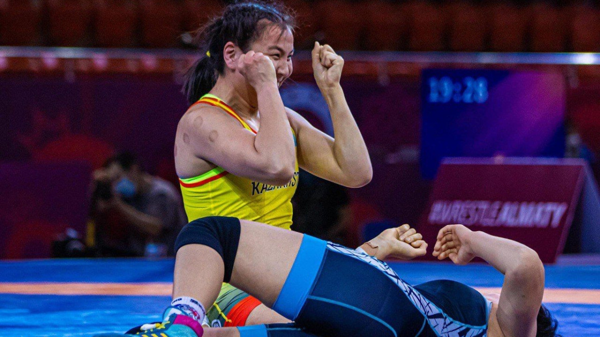 Эльмира Сыздыкова завоевала второе "золото" для Казахстана на чемпионате Азии по борьбе