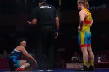 Фотография к новости: Схватка за медаль Чемпионата Азии-2023 по борьбе в Астане привела к скандалу