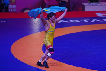 Фотография к новости: Копилка сборной Казахстана на чемпионате Азии по борьбе пополнилась "золотом"