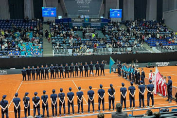 Фотография к новости: Победы Рыбакиной и Путинцевой: как прошёл первый день Кубка Билли Джин Кинг в Астане