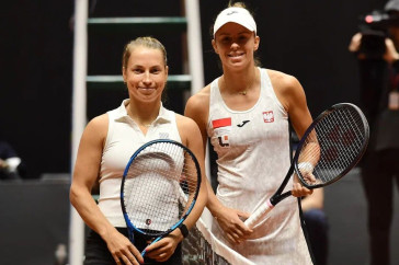 Фотография к новости: Казахстан выиграл первый матч у Польши в Кубке Билли Джин Кинг