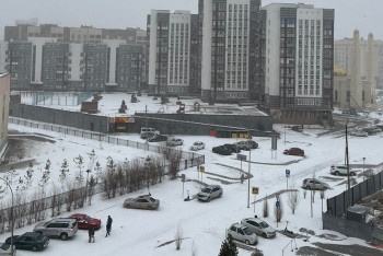 Фотография к новости: В Казахстан в апреле пришла зима