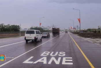 Фотография к новости: Автомашинам изменили время проезда по Bus Lane на одной из улиц Астаны
