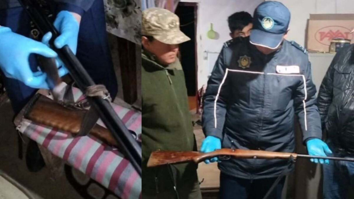 Два ружья и винтовку изъяли у жителя области Жетiсу
