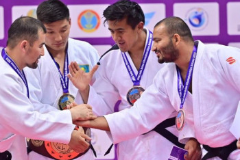 Фотография к новости: Казахстанские парадзюдоисты стали вторыми на чемпионате Азии