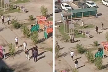 Фотография к новости: На детской площадке в Аксае произошла перестрелка