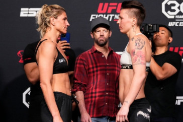 Фотография к новости: Уроженка Казахстана применила "рычаг коленом" и выиграла бой в UFC