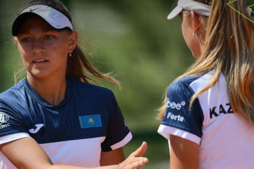 Фотография к новости: Сборная Казахстана по теннису победила в отборе на чемпионат мира