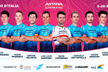 Фотография к новости: "Астана" объявила состав на Джиро д’Италия-2023