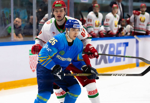 Фотография к новости: Сборная Казахстана по хоккею разгромно проиграла Беларуси