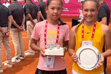 Фотография к новости: 11-летняя казахстанка стала чемпионкой турнира по теннису в Каталонии