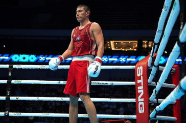 Фотография к новости: Кровью и нокдауном завершился бой казахстанца и узбекистанца в Ташкенте