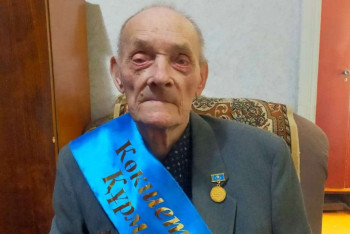 Фотография к новости: В Кокшетау из живых остался один фронтовик