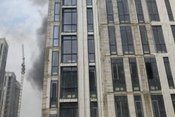 Фотография к новости: Крупный пожар вспыхнул на левом берегу Астаны