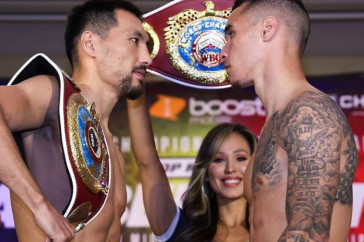 Фотография к новости: Соперник Алимханулы сорвал дуэль взглядов перед боем