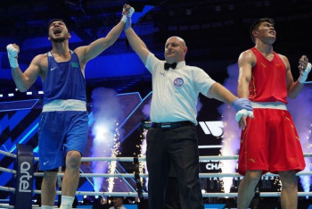 Фотография к новости: Чемпионы мира по боксу записали ответ на поздравление Токаева