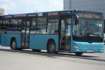 Фотография к новости: В Караганде водитель автобуса сошёл с маршрута ради пассажирки