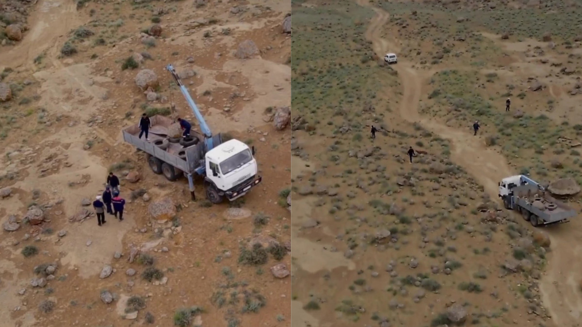 Неизвестные украли уникальные камни из Долины шаров в Мангистау