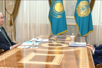 Фотография к новости: Токаева проинформировали о работе ЦИК