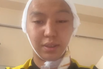 Фотография к новости: Видео из реанимации: футболист "Кайрата" записал видеообращение