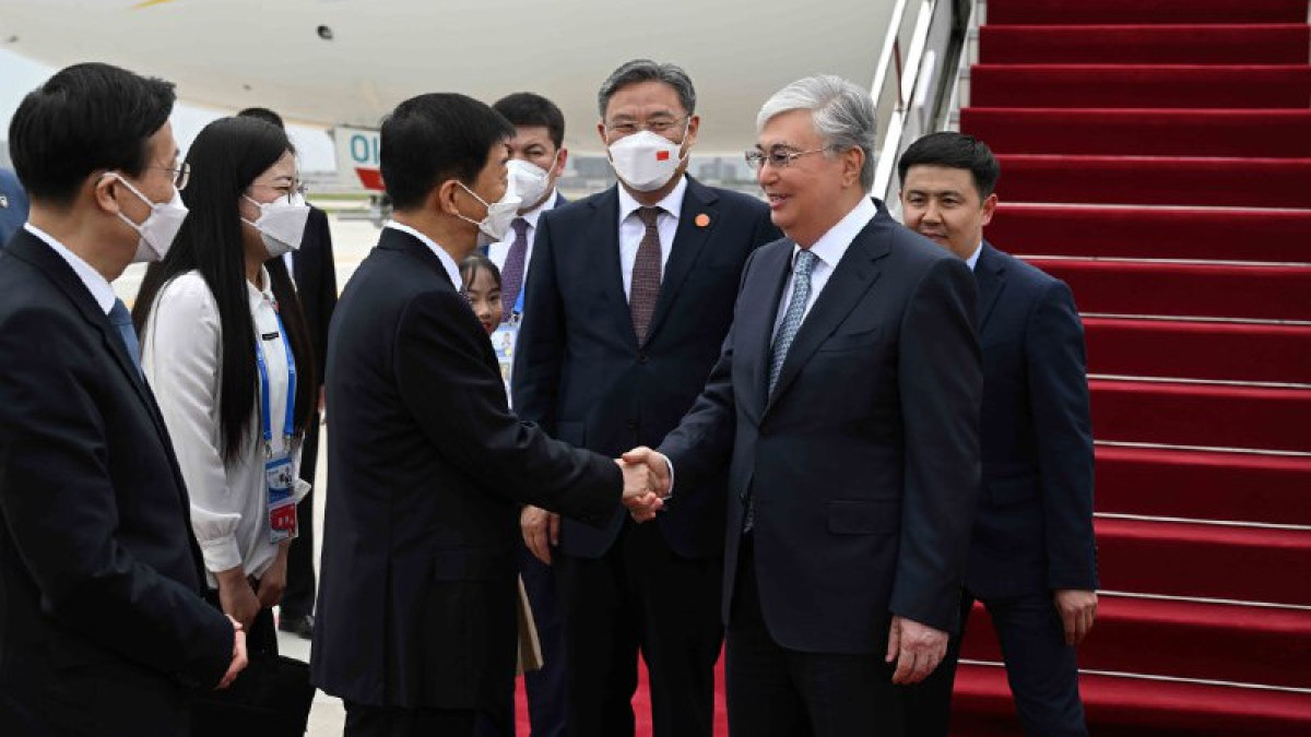 Касым-Жомарт Токаев прибыл в Китай