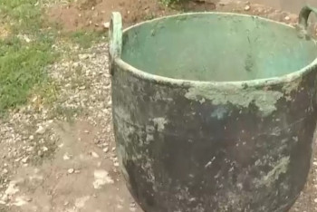 Фотография к новости: Казан эпохи раннего железного века нашли в Жамбылской области