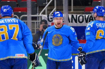 Фотография к новости: Казахстан сенсационно обыграл Словакию на ЧМ-2023 по хоккею