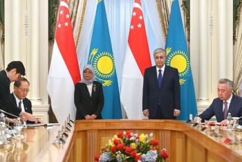 Фотография к новости: Казахстан намерен укреплять отношения с Сингапуром - Токаев