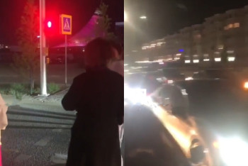 Фотография к новости: Астанчане перекрыли дорогу, требуя дать воду в их дома