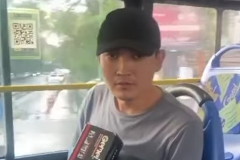 Фотография к новости: Мастурбирующего в автобусе мужчину ищет полиция Алматы