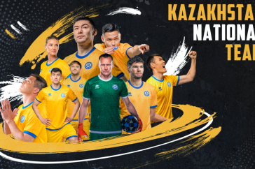 Фотография к новости: Новую форму для сборных команд по футболу презентовали в Казахстане