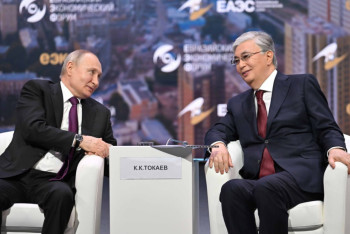 Фотография к новости: Даже ядерное оружие одно на двоих - Токаев о союзе Беларуси и России