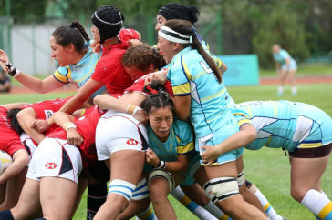 Фотография к новости: Сборная Казахстана вышла в финал женского чемпионата Азии по регби