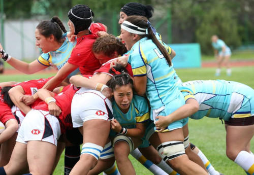 Фотография к новости: Сборная Казахстана вышла в финал женского чемпионата Азии по регби