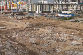 Фотография к новости: Астана "тонет" в мусоре. Видеорепортаж