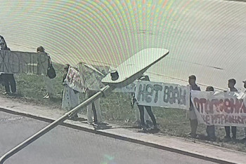 Фотография к новости: Столичный протест: Астанчане вновь вышли на улицу из-за отсутствия воды
