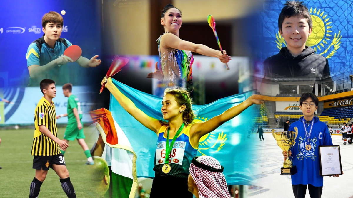 Коллаж Чингиса Касымхана